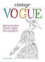Vintage Vogue: Detachable postcards to colour in, Webb, Iain, Gelezen, Iain R. Webb, Verzenden