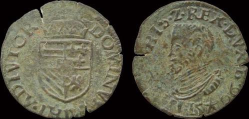 Demi-liard Southern Netherlands Brabant Filip Ii demi lia..., Postzegels en Munten, Munten | Europa | Niet-Euromunten, Verzenden