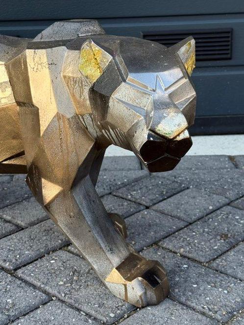 Daluxe Art - 1999 • Polygonale Panther Banksy inspired • XL, Antiek en Kunst, Kunst | Schilderijen | Modern