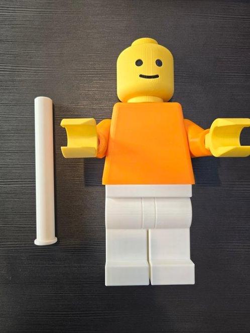 Lego MOC (My own creation) - Wc rol houder custom made, Kinderen en Baby's, Speelgoed | Duplo en Lego