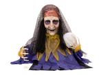 Halloween Figuur Waarzegster, Geanimeerd 50cm, Verzenden, Nieuw, Overige typen