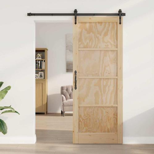 vidaXL Interne Deur ORKDAL83x211x4 cm Massief Hout van, Doe-het-zelf en Verbouw, Deuren en Horren, Nieuw, Verzenden
