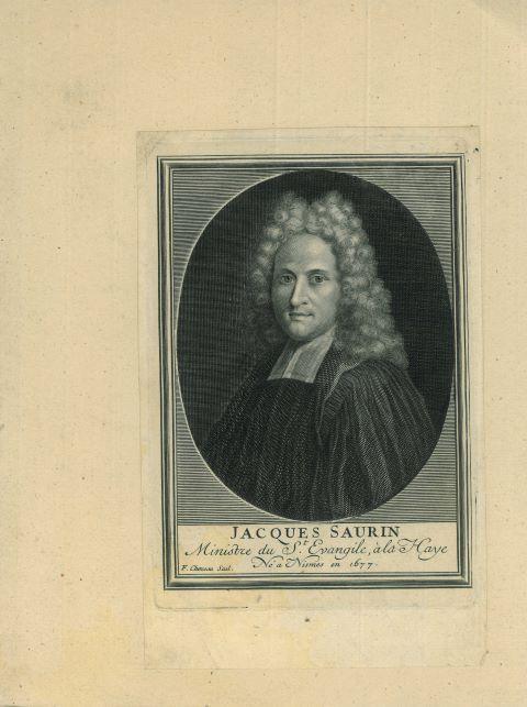 Portrait of Jacques Saurin, Antiek en Kunst, Kunst | Etsen en Gravures