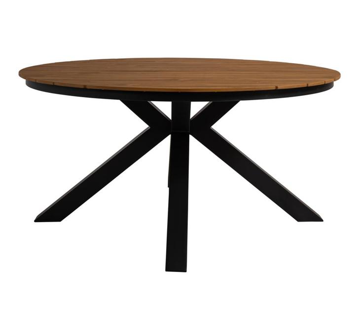 Ronde Tuintafel Arezzo Polywood Ø 120 cm Lesli Living, Tuin en Terras, Tuintafels, Verzenden