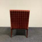 Tweedehands landelijke fauteuil / eetkamerstoel, Bordeaux, Ophalen of Verzenden, Gebruikt, Stof