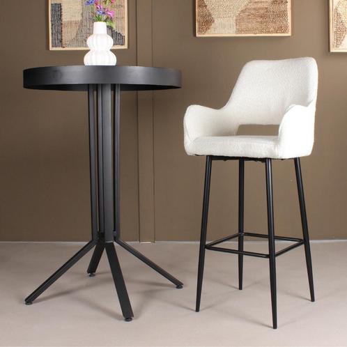 Lenon barkruk boucle 2.0 - 75 cm - ivoor, Huis en Inrichting, Stoelen, Nieuw, Ophalen of Verzenden