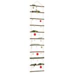 vidaXL Wanddecoratie laddervormig 50x200 cm naturel tak, Verzenden, Nieuw