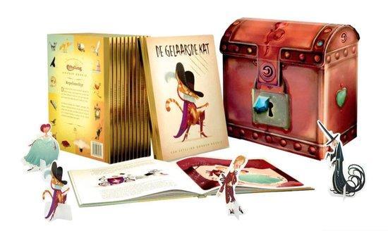 Efteling Schatkist vol met 13 boekjes 5413660737516, Boeken, Overige Boeken, Zo goed als nieuw, Verzenden