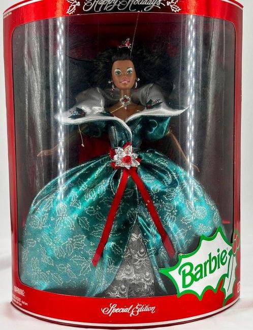 Mattel  - Barbiepop - Happy Holidays - Brune - 1995 -, Antiek en Kunst, Antiek | Speelgoed