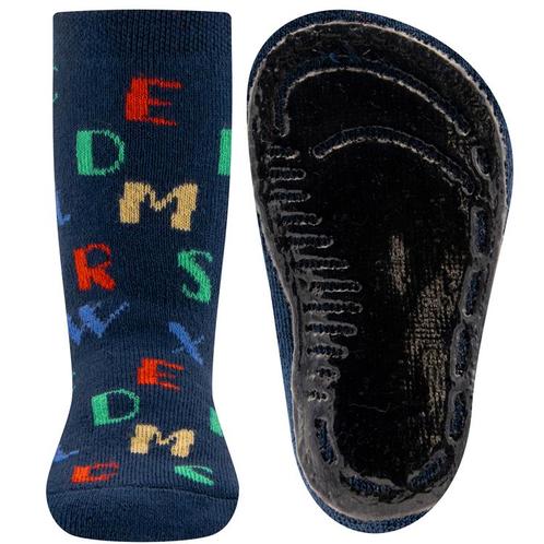 Antislipsok Ewers Donkerblauw met Gekleurde Letter in Rood-G, Kinderen en Baby's, Kinderkleding | Schoenen en Sokken, Nieuw, Ophalen of Verzenden