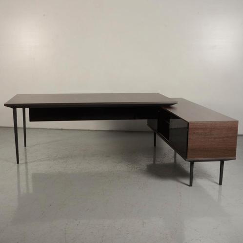Directiebureau Solidesk - Tabak eiken - 232 x 180 cm -, Huis en Inrichting, Bureaus, Ophalen of Verzenden