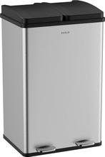 2dekans | Avalo Prullenbak Afvalscheiding 60 Liter - RVS, Ophalen of Verzenden, Gebruikt