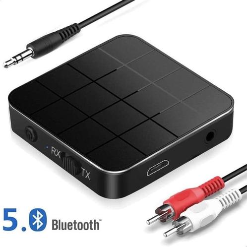 Bluetooth 5.0 transmitter ontvanger audio adapter receiver a, Auto diversen, Auto-accessoires, Nieuw, Verzenden