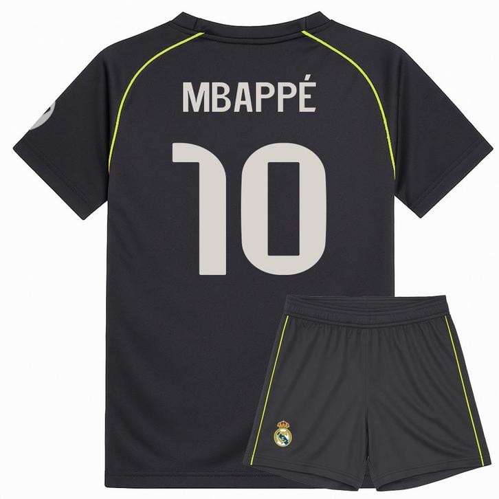Real Madrid Voetbaltenue Mbappe Uit - 2025-2026 - Kind, Sport en Fitness, Voetbal, Nieuw, Verzenden