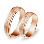 Actie trouwringen in 8/14/18 karaat roségoud per paar van..., Sieraden, Tassen en Uiterlijk, Ringen, Verzenden, Nieuw