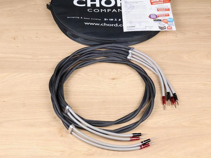 Chord Company Signature XL highend audio speaker cables 2,0, Audio, Tv en Foto, Audiokabels en Televisiekabels, Overige kabels