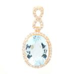 Zonder minimumprijs - Hanger - 14 karaat Geel goud - 3.27ct., Sieraden, Tassen en Uiterlijk, Antieke sieraden