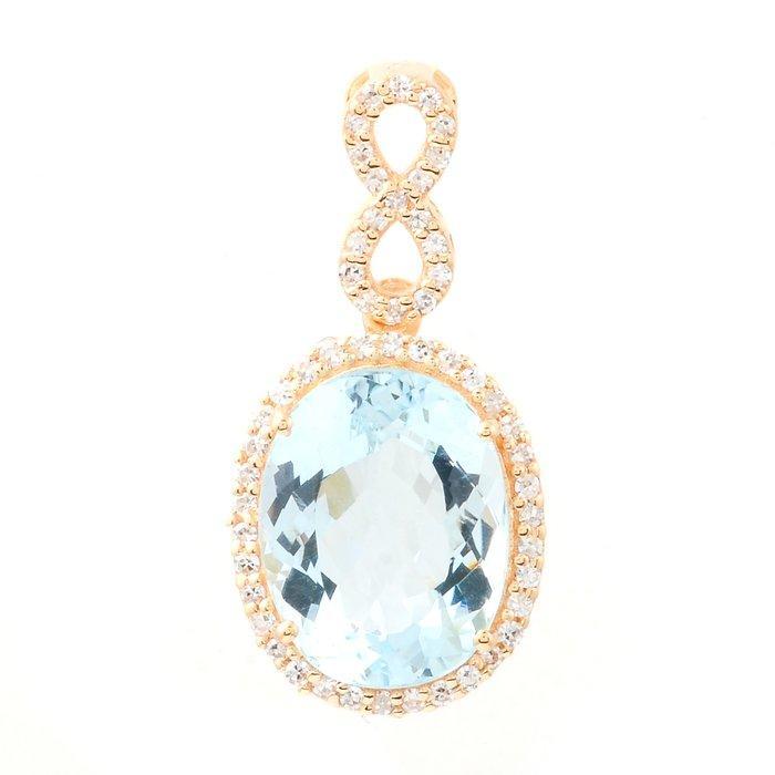 Zonder minimumprijs - Hanger - 14 karaat Geel goud - 3.27ct., Sieraden, Tassen en Uiterlijk, Antieke sieraden