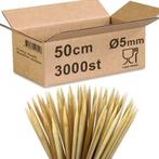 50cm bamboeprikkers prikkers stokjes stokken bbq bamboe, Witgoed en Apparatuur, Keukenmixers, Nieuw, Verzenden