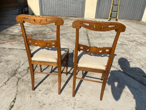 Stoel (2) - Hout - Paar antieke stoelen, Antiek en Kunst, Antiek | Overige Antiek