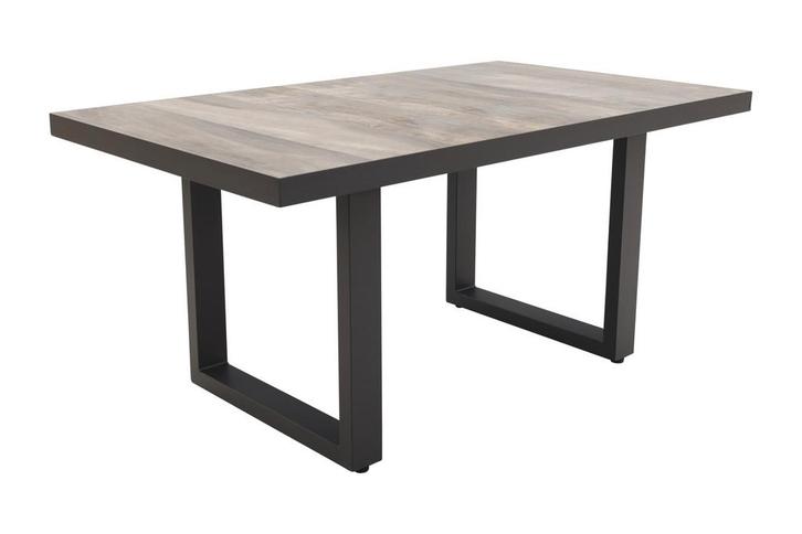 VDG Darwin lounge dining tafel 140 x 85 cm. - antraciet, Tuin en Terras, Tuintafels, Nieuw, Overige materialen, Rond, Verzenden