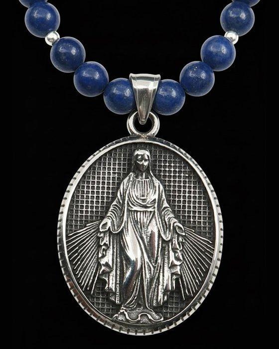 Lapis lazuli - Garde Céleste – Hanger Notre-Dame – Vrede,, Antiek en Kunst, Antiek | Boeken en Bijbels