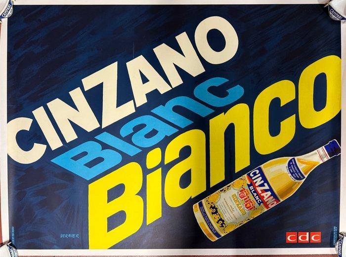 VERNIER - poster pubblicitario- CINZANO BIANCO- lito-TELATO, Antiek en Kunst, Kunst | Tekeningen en Foto's