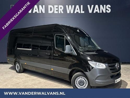 Mercedes-Benz Sprinter 317 CDI 170pk L3H2 Fabrieksgarantie, Auto's, Bestelauto's, Handgeschakeld, Diesel, Zwart, Mercedes-Benz