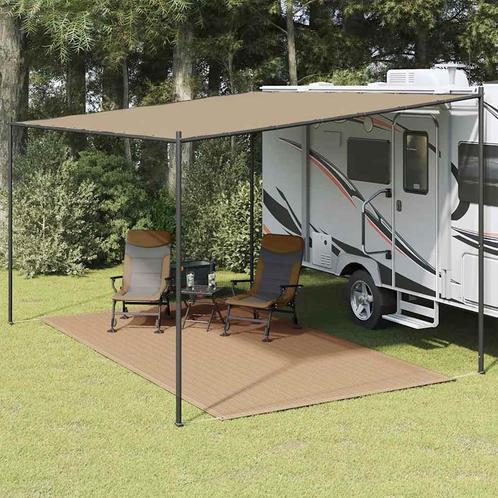 vidaXL Tenttapijt 200x400 cm taupe, Caravans en Kamperen, Kampeeraccessoires, Nieuw, Verzenden