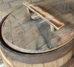 Whiskyvat 125L - Eikenhouten regenton met messing aftapkraan, Tuin en Terras, Regentonnen, Met kraantje, Ophalen of Verzenden