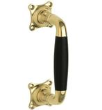 Deurgreep Bonton ebben 110mm messing ongelakt, Doe-het-zelf en Verbouw, Hang- en Sluitwerk, Ophalen of Verzenden, Nieuw
