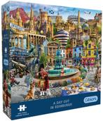 Adrian Chesterman - A Day Out in Edinburgh Puzzel (1000, Verzenden, Nieuw