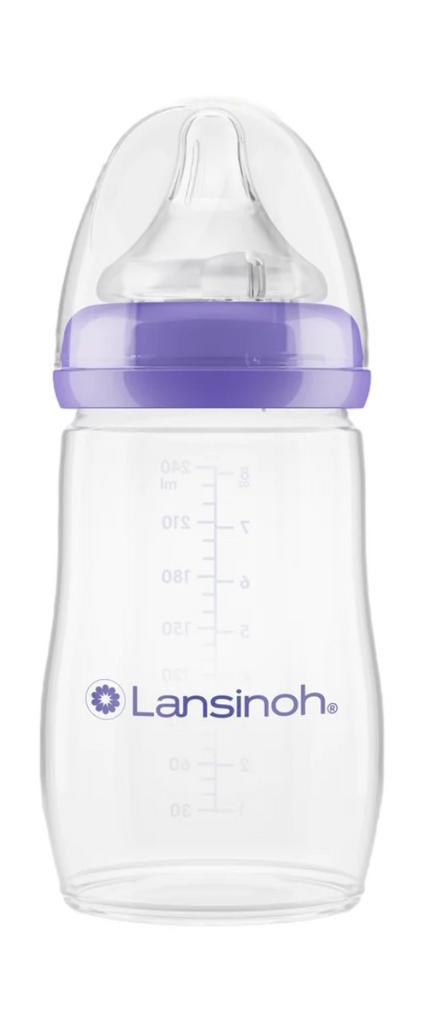 Lansinoh 240 ml Natural Wave Fles 75480, Kinderen en Baby's, Babyvoeding en Toebehoren, Nieuw, Verzenden