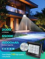 Aigostar Solar Wandlamp - Sensor - IP65 waterdicht - Zwart (, Verzenden, Nieuw