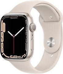 Apple Watch Series 7 45 mm kast van poolster aluminium met, Telecommunicatie, Overige Telecommunicatie, Gebruikt, Verzenden