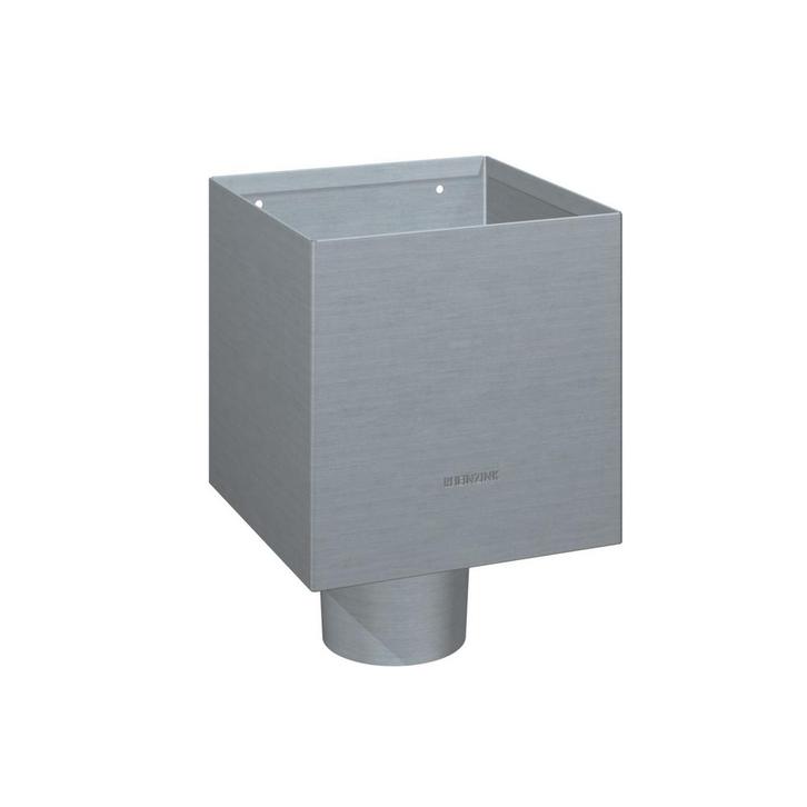 RHEINZINK Vergaarbak Kubus 200 prePatina blue-grey 80mm, Doe-het-zelf en Verbouw, Overige Doe-het-zelf en Verbouw, Ophalen of Verzenden