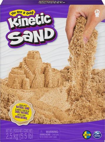 Kinetic Sand - Natuurlijk Zand - 2,5 kg origineel kinetisch beschikbaar voor biedingen