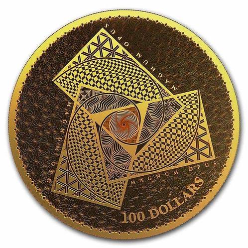 Niue. 100 Dollars 2022 1 oz $100 NZD Niue Magnum Opus 999.9, Postzegels en Munten, Edelmetalen en Baren