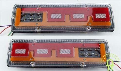 Set van 2 NEON Led Achterlichten 12V dynamisch knipperlicht, Caravans en Kamperen, Camper-accessoires, Nieuw, Ophalen of Verzenden