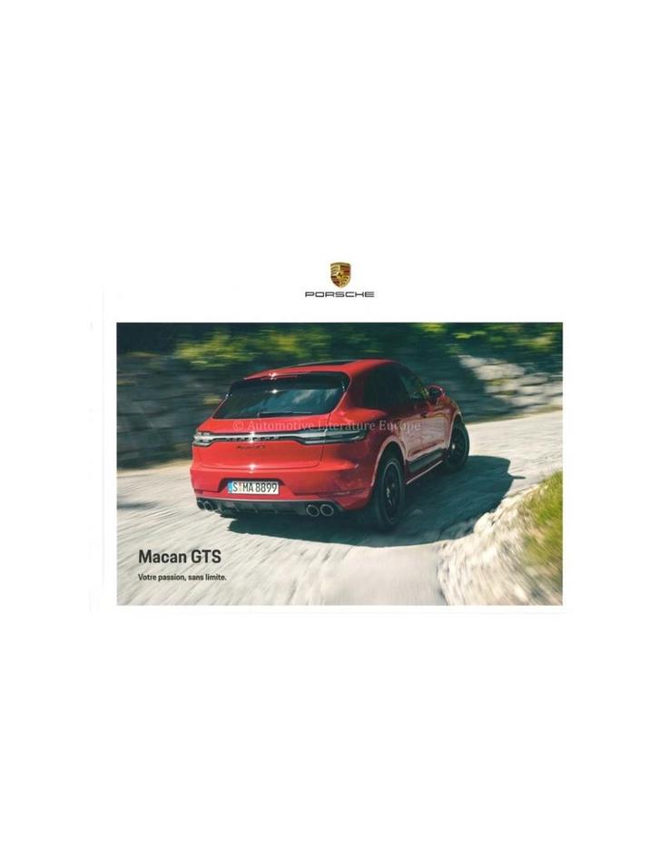 2020 PORSCHE MACAN GTS HARDCOVER BROCHURE FRANS, Boeken, Auto's | Folders en Tijdschriften, Porsche