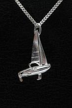 Zilveren Zeilboot ketting hanger - kajuit, Verzenden, Nieuw