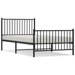 Bedframe Metaal 100x200 Zwart | Retourdeal, 100 cm, Eenpersoons, Nieuw, Ophalen of Verzenden