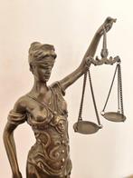 sculptuur, Bronze signé Mayer – Thémis déesse de la Justice,