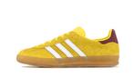 Adidas Gazelle Indoor Bright Yellow Burgundy - maat 36, Verzenden, Geel, Nieuw, Sneakers of Gympen