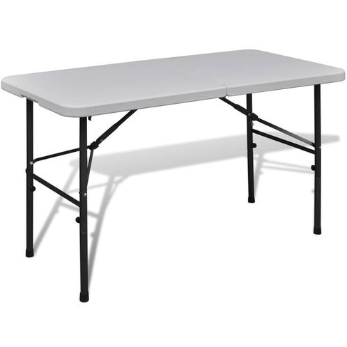 Klaptafel voor buiten 122 cm HDPE wit (Overige), Huis en Inrichting, Overige Huis en Inrichting, Nieuw, Verzenden
