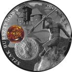 Niue 1 Dollar 2008 Amber Route Danzig Gdansk zilver st mi..., Verzenden