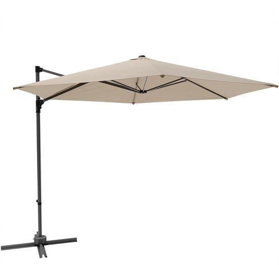 2dekans | LifeGoods Parasol - Ø300 cm - 30° Kantelbaar -, Tuin en Terras, Zonneschermen, Zo goed als nieuw, Ophalen of Verzenden