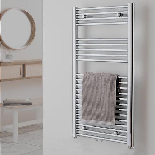 H180 x B60 cm - Handdoekradiator - Chroom, Doe-het-zelf en Verbouw, Verwarming en Radiatoren, Ophalen of Verzenden