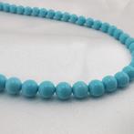 Turquoise - Zilver - Halsketting - ambachtelijke productie, Verzamelen, Mineralen en Fossielen