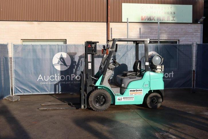 Veiling: Heftruck Mitsubishi FGE25T LPG 2500kg 2005, Zakelijke goederen, Machines en Bouw | Heftrucks en Intern transport, Heftruck